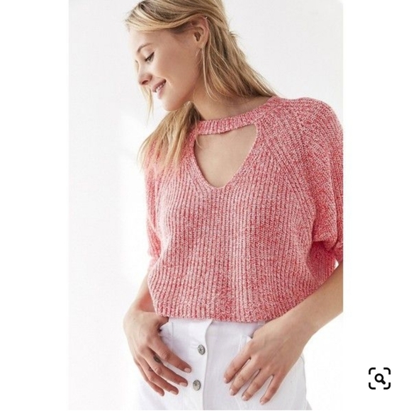 Urban Outfitters Sweaters - Urban Outfitters Keyhole Crop Sweater